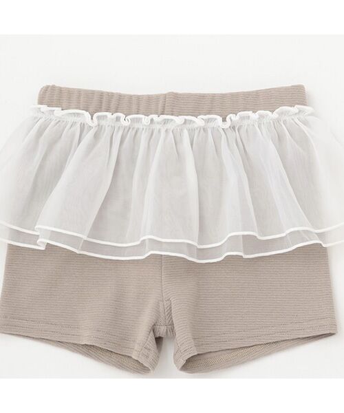 petit main / プティマイン ショート・ハーフ・半端丈パンツ | 一分丈フリルショートパンツ | 詳細2