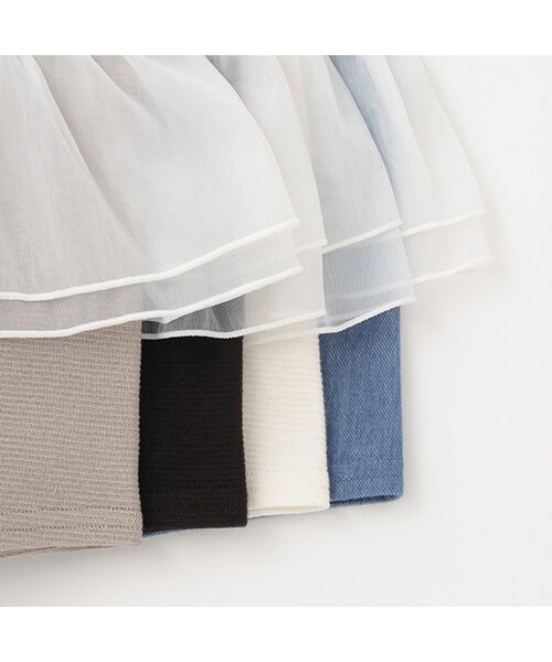 petit main / プティマイン ショート・ハーフ・半端丈パンツ | 一分丈フリルショートパンツ | 詳細4