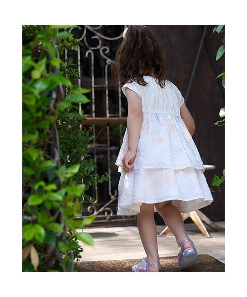 petit main / プティマイン ミニ・ひざ丈スカート | 【リンク】花刺繍スカート | 詳細1