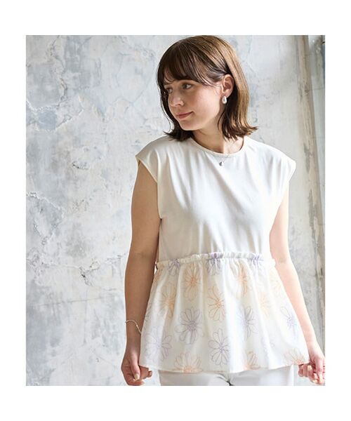 セール】 【リンク】花刺繍スカート （ミニ・ひざ丈スカート