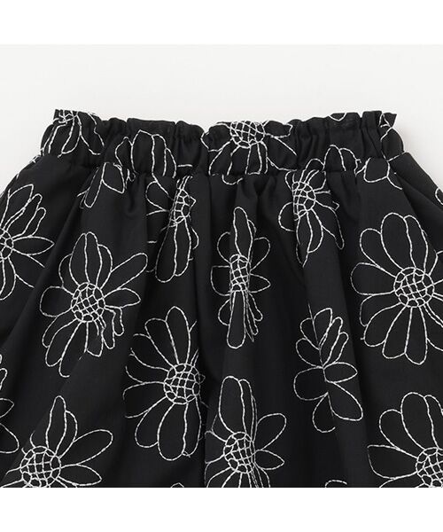 petit main / プティマイン ミニ・ひざ丈スカート | 【リンク】花刺繍スカート | 詳細4