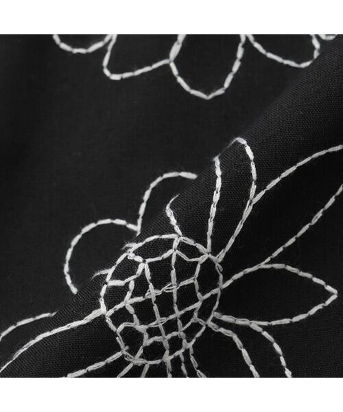 petit main / プティマイン ミニ・ひざ丈スカート | 【リンク】花刺繍スカート | 詳細9