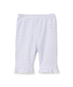 petit main / プティマイン その他パンツ | 【冷感/防汚】7分丈チェックフリルパンツ