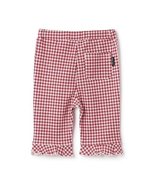 チェスティ パール　チェック　フリル　パンツ　新品未使用 冷感/防汚】7分丈チェックフリルパンツ （その他パンツ）｜petit