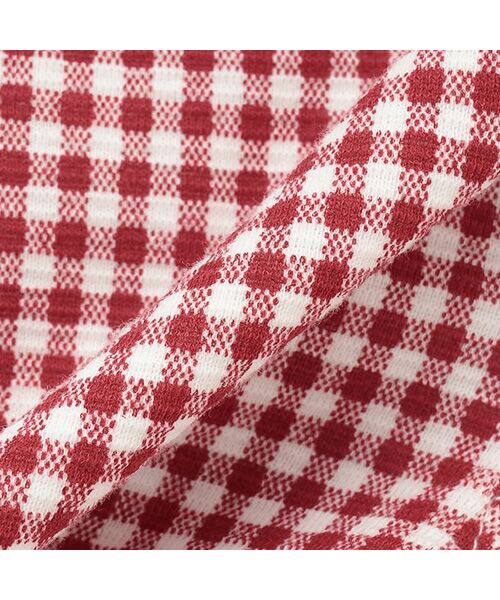 チェスティ パール　チェック　フリル　パンツ　新品未使用 冷感/防汚】7分丈チェックフリルパンツ （その他パンツ）｜petit