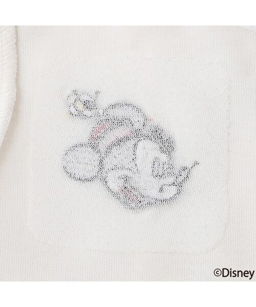 petit main / プティマイン Tシャツ | 【Disney】総柄ドッキングパフT | 詳細10