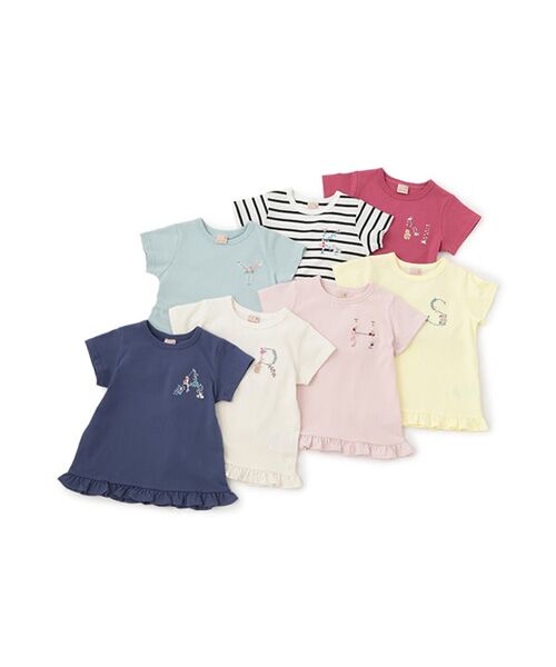 petit main / プティマイン Tシャツ | 【プティプラ】アルファベットTシャツ | 詳細19