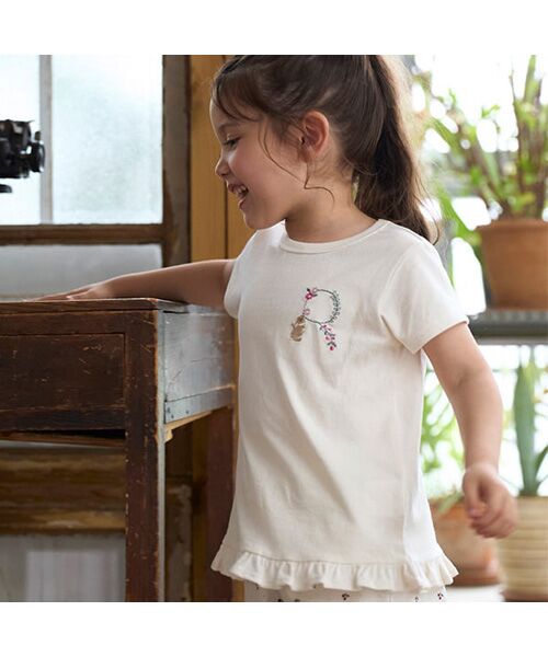 petit main / プティマイン Tシャツ | 【プティプラ】アルファベットTシャツ | 詳細2