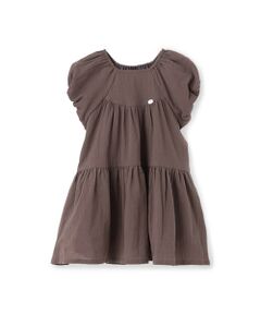 petit main / プティマイン ミニ丈・ひざ丈ワンピース | 【スマイル/速乾】袖バルーンワンピ