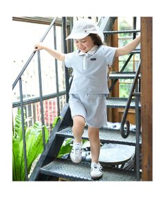 petit main / プティマイン ポロシャツ | 【リンク/接触冷感】ポロセットアップ