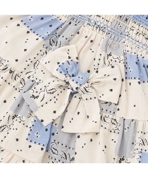 petit main / プティマイン ロング・マキシ丈ワンピース | 【リンク】総柄シャーリングワンピース | 詳細15