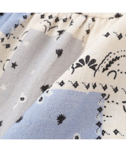 petit main / プティマイン ロング・マキシ丈ワンピース | 【リンク】総柄シャーリングワンピース | 詳細16