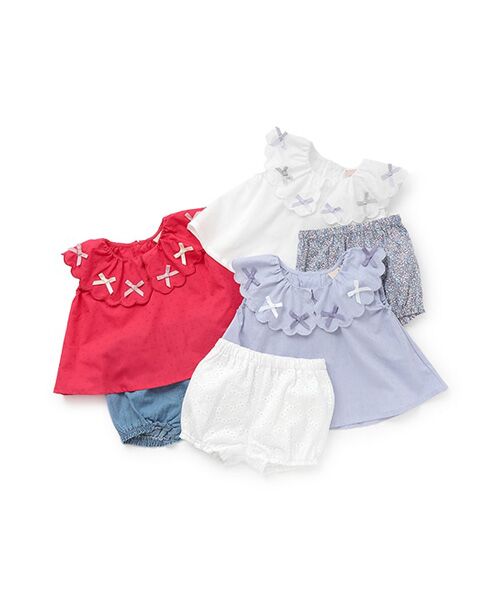 petit main / プティマイン チュニック | リボンチュニックセットアップ | 詳細12