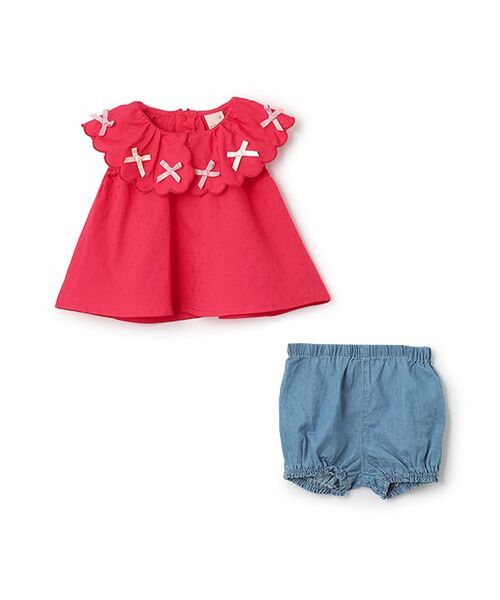 petit main / プティマイン チュニック | リボンチュニックセットアップ | 詳細2