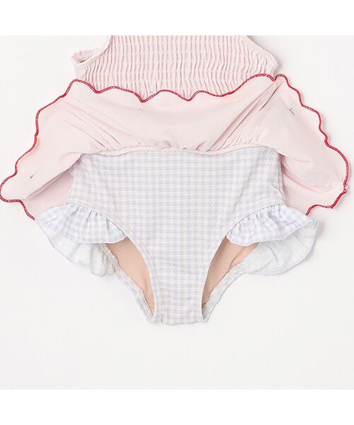 petit main / プティマイン 水着・スイムグッズ | いちごペプラムワンピース水着 | 詳細5