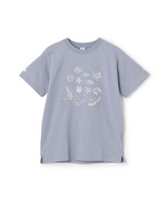 petit main / プティマイン Tシャツ | 【接触冷感】海刺繍Tシャツ