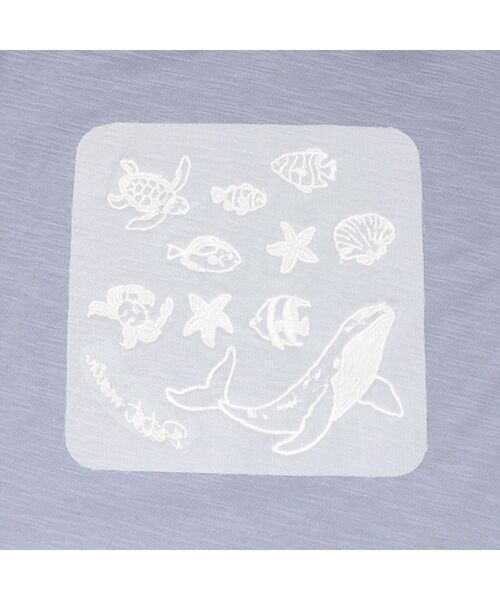petit main / プティマイン Tシャツ | 【接触冷感】海刺繍Tシャツ | 詳細4