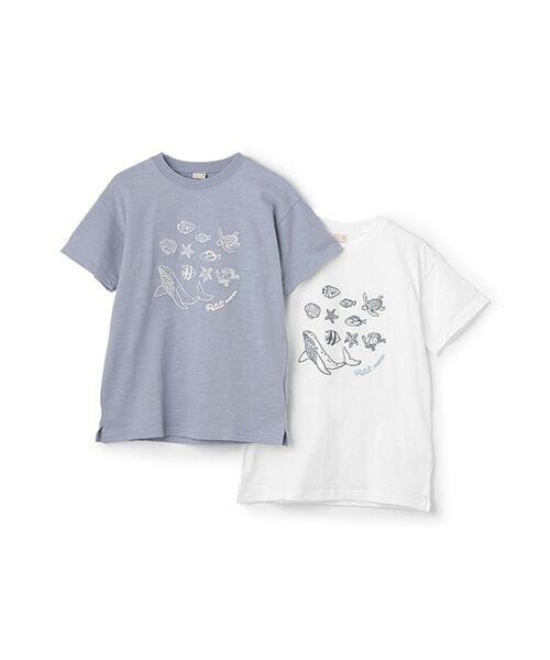 petit main / プティマイン Tシャツ | 【接触冷感】海刺繍Tシャツ | 詳細8