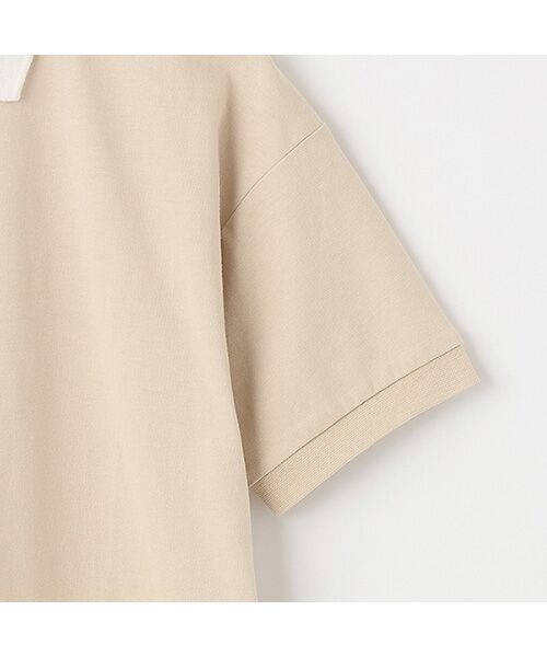 petit main / プティマイン ポロシャツ | 【接触冷感】ポロ衿配色Tシャツ | 詳細3
