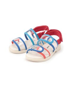 petit main / プティマイン サンダル | 配色クリアサンダル