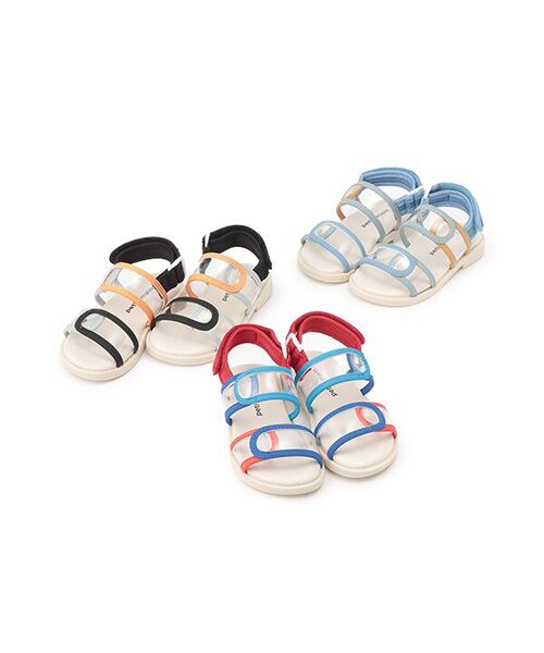 petit main / プティマイン サンダル | 配色クリアサンダル | 詳細11