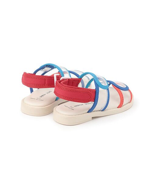 petit main / プティマイン サンダル | 配色クリアサンダル | 詳細3