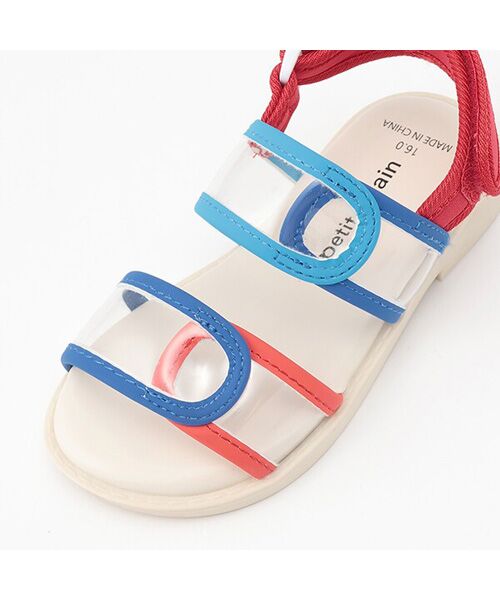 petit main / プティマイン サンダル | 配色クリアサンダル | 詳細5