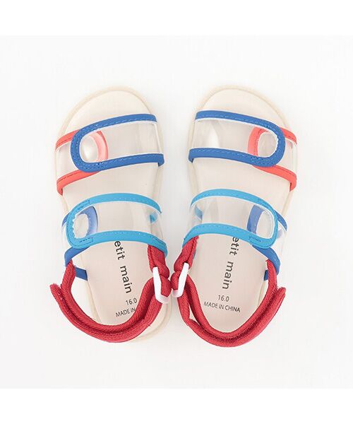 petit main / プティマイン サンダル | 配色クリアサンダル | 詳細9