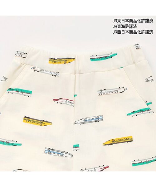 petit main / プティマイン ショート・ハーフ・半端丈パンツ | 【新幹線】総柄カットハーフパンツ | 詳細2