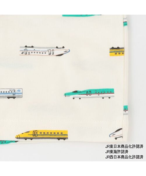 petit main / プティマイン ショート・ハーフ・半端丈パンツ | 【新幹線】総柄カットハーフパンツ | 詳細4