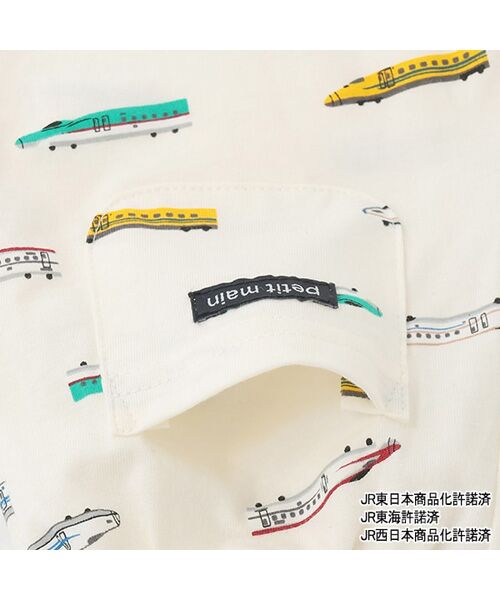 petit main / プティマイン ショート・ハーフ・半端丈パンツ | 【新幹線】総柄カットハーフパンツ | 詳細5