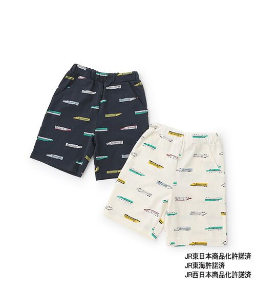 petit main / プティマイン ショート・ハーフ・半端丈パンツ | 【新幹線】総柄カットハーフパンツ | 詳細7