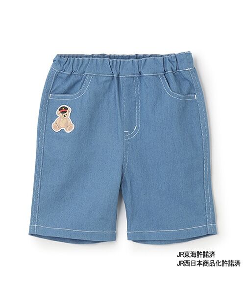 petit main / プティマイン ショート・ハーフ・半端丈パンツ | 【新幹線】刺繍ハーフパンツ | 詳細3