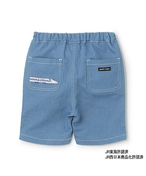 petit main / プティマイン ショート・ハーフ・半端丈パンツ | 【新幹線】刺繍ハーフパンツ | 詳細4