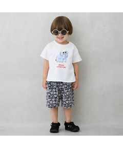 petit main / プティマイン ショート・ハーフ・半端丈パンツ | 総柄ハーフパンツ