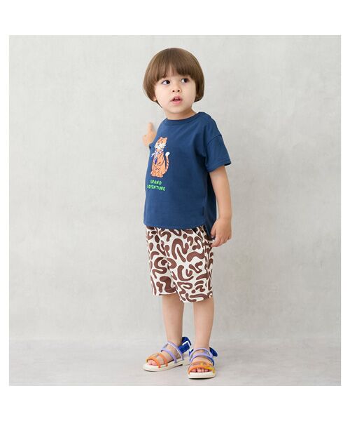 petit main / プティマイン ショート・ハーフ・半端丈パンツ | 総柄ハーフパンツ | 詳細11