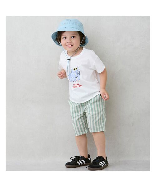 petit main / プティマイン ショート・ハーフ・半端丈パンツ | 総柄ハーフパンツ | 詳細4