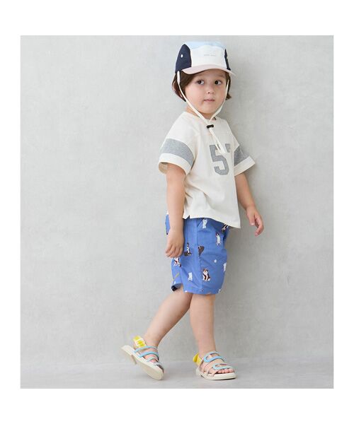 petit main / プティマイン ショート・ハーフ・半端丈パンツ | 総柄ハーフパンツ | 詳細7