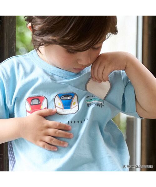 petit main / プティマイン Tシャツ | 【新幹線】アソートワッペン半袖Tシャツ | 詳細2