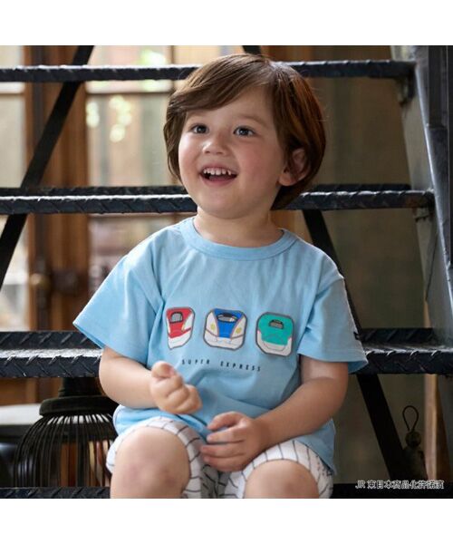 petit main / プティマイン Tシャツ | 【新幹線】アソートワッペン半袖Tシャツ | 詳細3