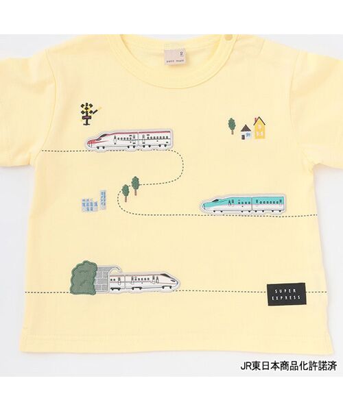 petit main / プティマイン Tシャツ | 【新幹線】線路半袖Tシャツ | 詳細7