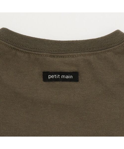 petit main / プティマイン Tシャツ | 恐竜刺繍半袖Tシャツ | 詳細14