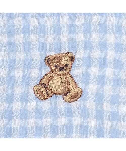 petit main / プティマイン ルームウェア | 【リンク】くま刺繍Wガーゼパジャマ | 詳細6