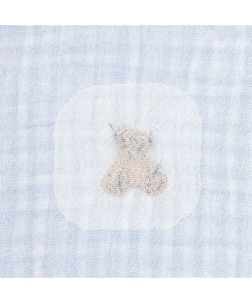 petit main / プティマイン ルームウェア | 【リンク】くま刺繍Wガーゼパジャマ | 詳細7