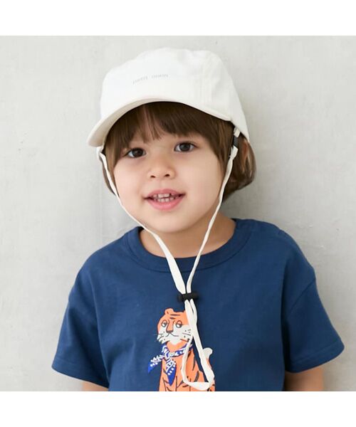 petit main/プティマイン 撥水日除けジェットキャップ キナリ 52