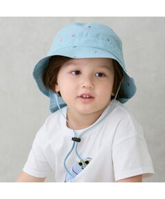 petit main / プティマイン ハット | 総柄サファリハット