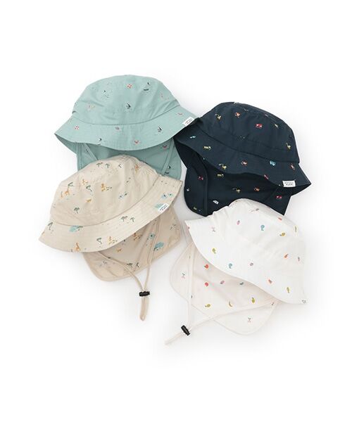 petit main / プティマイン ハット | 総柄サファリハット | 詳細21