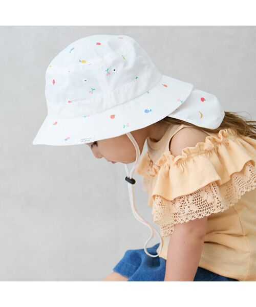 petit main / プティマイン ハット | 総柄サファリハット | 詳細4