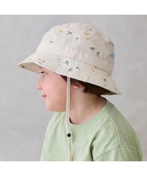 petit main / プティマイン ハット | 総柄サファリハット | 詳細6