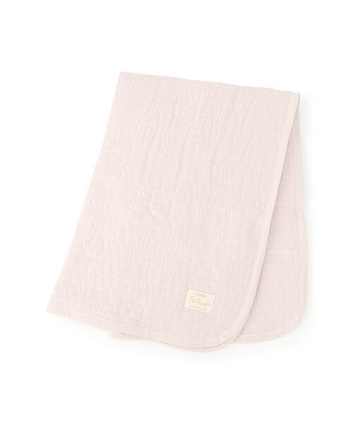 petit main/プティマイン サッカーキルトひざ掛けケット L・ピンク F petit main/プティマイン サッカーキルトひざ掛けケット L・ピンク F